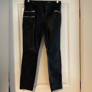 BLANKNYC Leather Zipper Pants